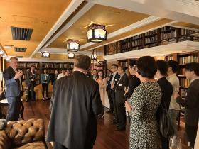Photo of a reception held in Hong Kong