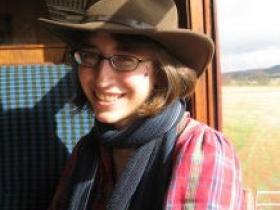 Abby Novick, visiting student from Haverford College