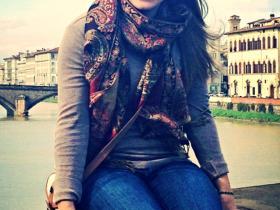 Rebecca Lessard, visiting student from Stonehill College