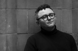 Black and white photo of Jacob Downs