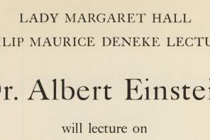 LMH's 1933 Deneke Lecture had a particularly charismatic and well-known speaker.