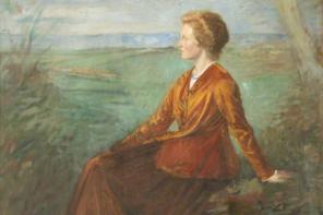 Portrait of Barbara Hammond, LMH alumna and the first woman to achieve first class honours in both classical moderations and Greats.