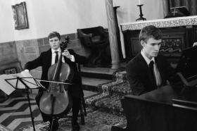 LMH students play in the Chapel