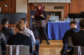 Outreach officer welcomes students