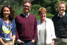 LMH Fellows and Tutors Alexandra Braun, José Goicoechea, Helen Barr and Philip Biggin