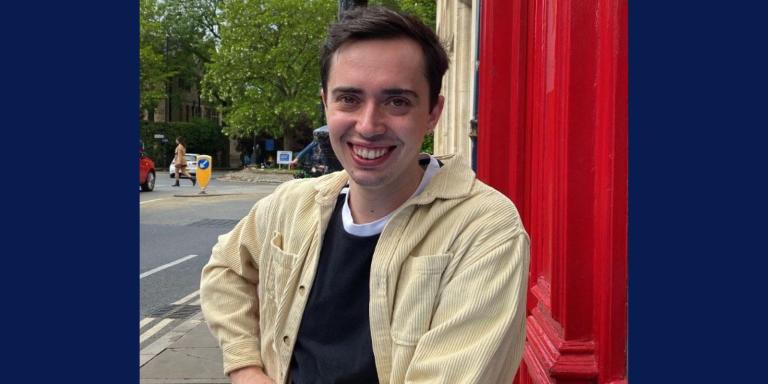 Ian McFarlane, who has short dark brown hair